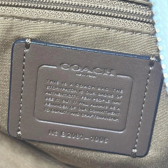 COACH - 1006 Cream Leather Handbag - Picture 9 of 9